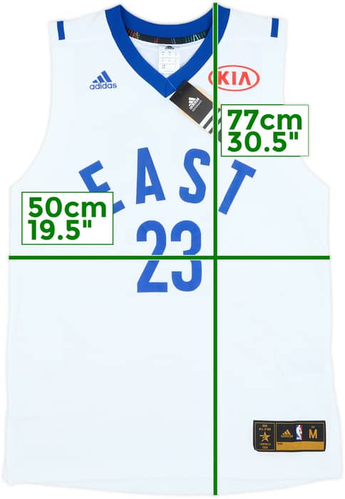 2016 NBA All-Star Team East James #23 adidas Jersey (M)