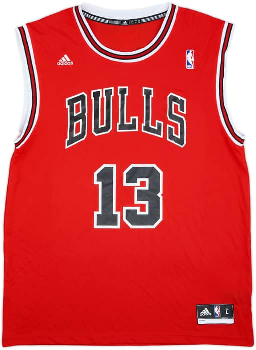 2010-14 Chicago Bulls Noah #13 adidas Away Jersey - 5/10 - (L)