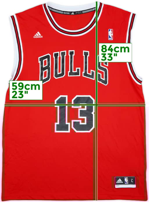 2010-14 Chicago Bulls Noah #13 adidas Away Jersey - 5/10 - (L)