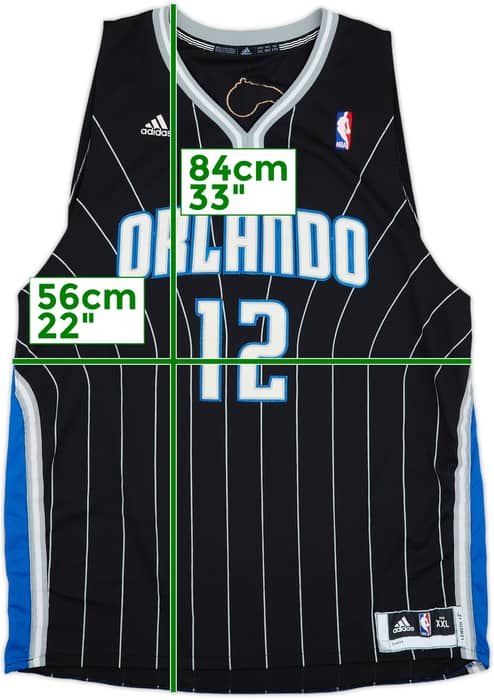2010-12 Orlando Magic Howard #12 adidas Swingman Alternate Jersey - 5/10 - (XXL)