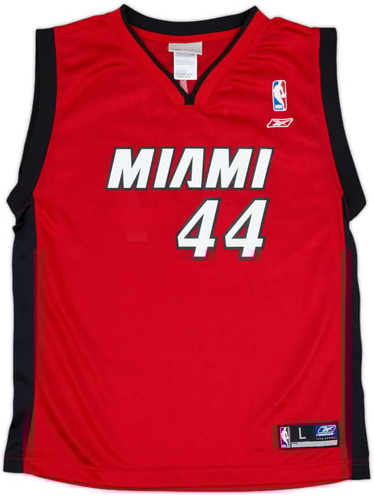 2002-04 Miami Heat Grant #44 Reebok Alternate Jersey - 9/10 - (L.Boys)