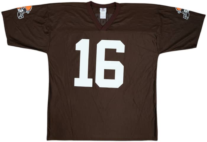 2010 Cleveland Browns Cribbs #16 NFL Replica Home Jersey - 6/10 - (XL)