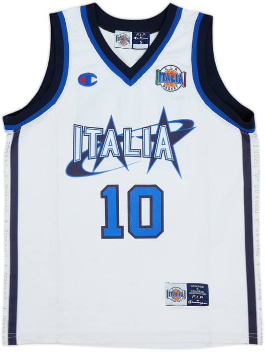 1996-97 Italy National Team #10 Champion Away Jersey - 8/10 - (S)