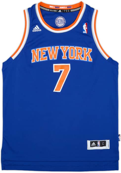 2012-14 New York Knicks Anthony #7 adidas Swingman Away Jersey - 8/10 - (L.Boys)