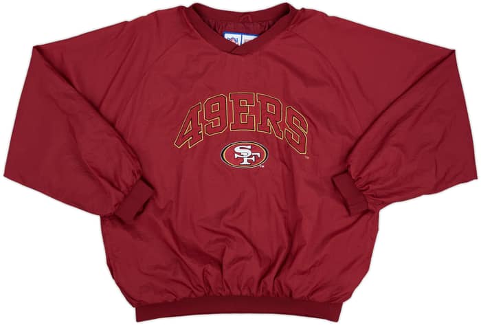 1996-97 San Francisco 49ers Logo 7 Pullover Windbreaker Jacket - 9/10 - (L)