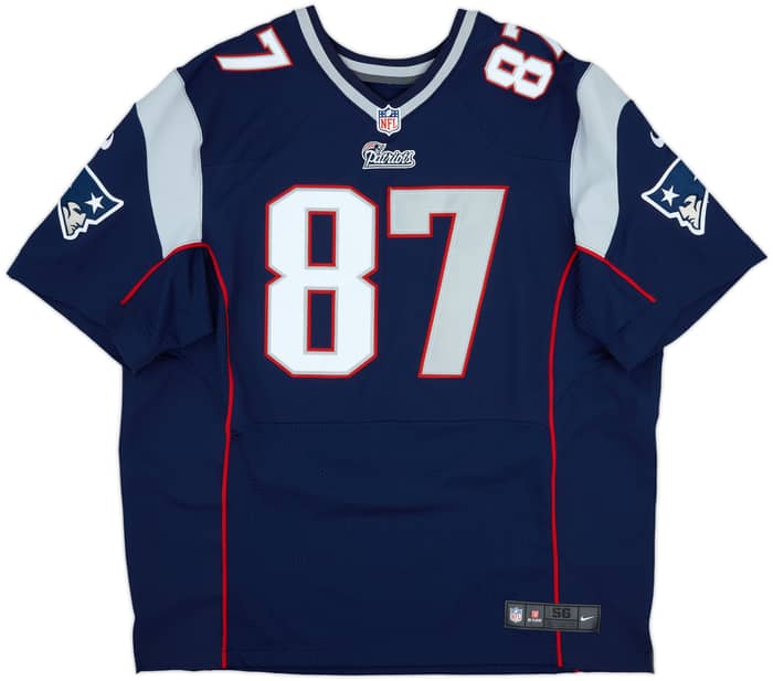2012-18 New England Patriots Gronkowski #87 Nike Authentic Home Jersey - 5/10 - (3XL)