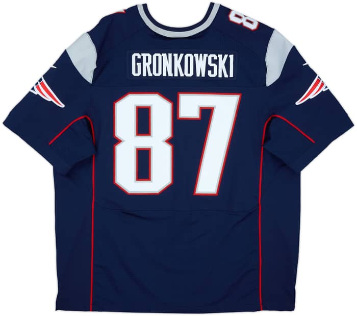 2012-18 New England Patriots Gronkowski #87 Nike Authentic Home Jersey - 5/10 - (3XL)