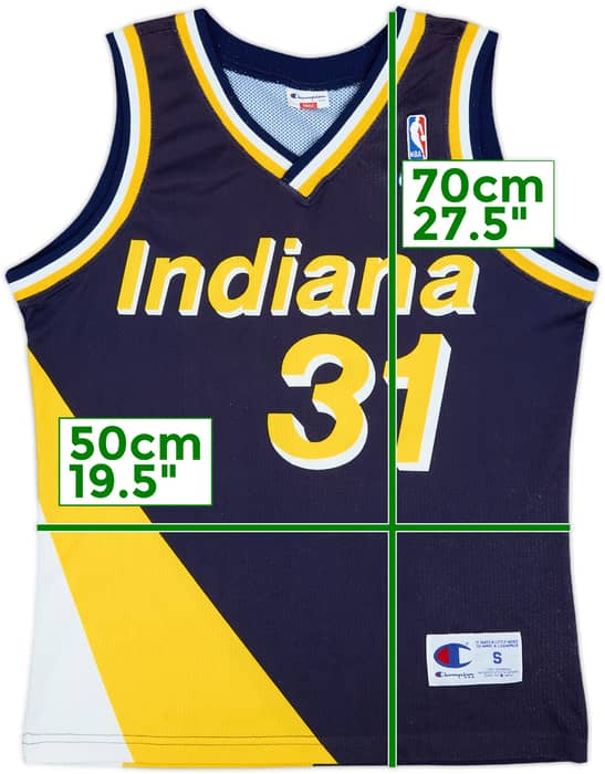 1991-97 Indiana Pacers Miller #31 Champion Away Jersey - 8/10 - (S)