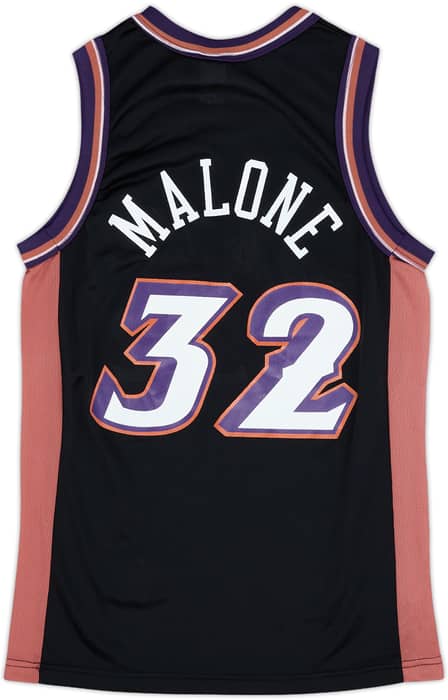 1998-02 Utah Jazz Malone #32 Champion Alternate Jersey - 9/10 - (S)