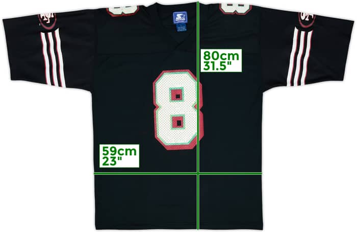 1996-98 San Francisco 49ers Young #8 Starter Alternate Jersey - 6/10 - (L)