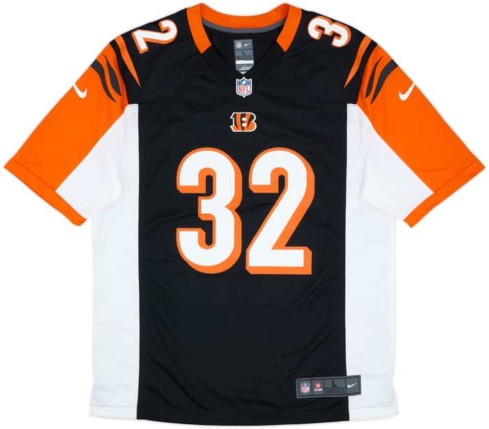 2014-17 Cincinnati Bengals Hill #32 Nike Game Home Jersey - 9/10 - (L)
