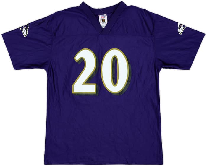 2005-06 Baltimore Ravens Reed #20 NFL Replica Home Jersey - 8/10 - (XL.Boys)