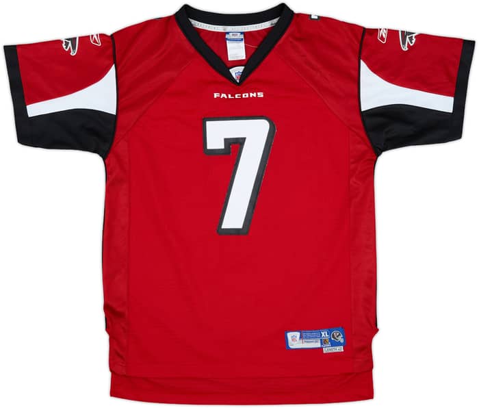 2005-06 Atlanta Falcons Vick #7 Reebok Premier Home Jersey - 8/10 - (XL.Boys)