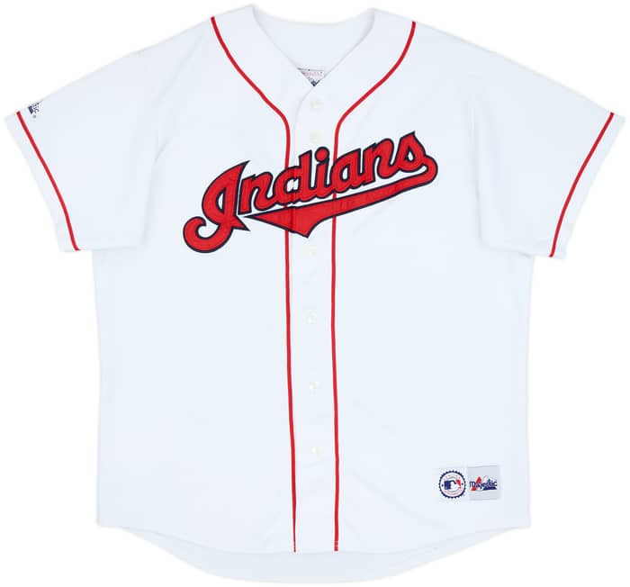 2000-01 Cleveland Indians Majestic Home Jersey - 9/10 - (XL)
