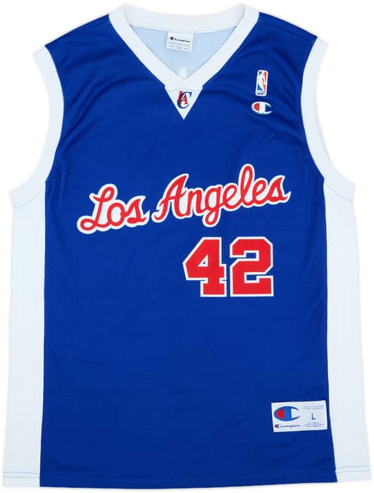 2002-08 LA Clippers Brand #42 Champion Alternate Jersey - 9/10 - (L)