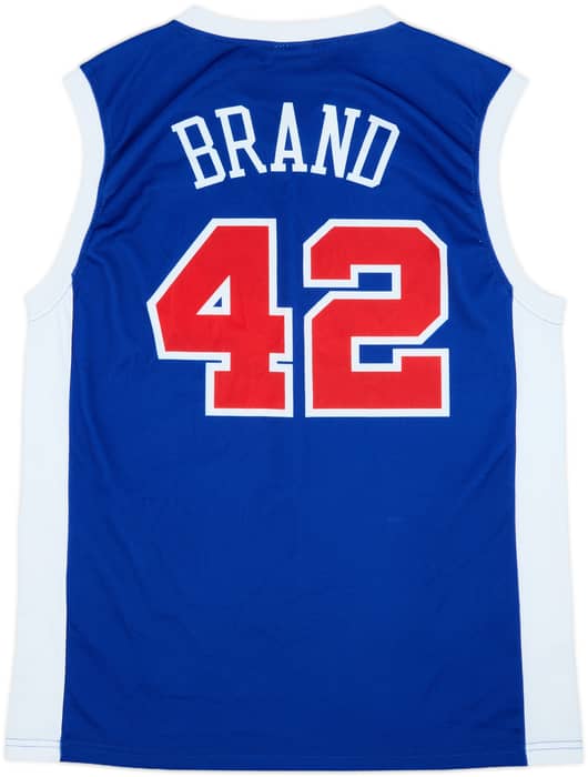 2002-08 LA Clippers Brand #42 Champion Alternate Jersey - 9/10 - (L)