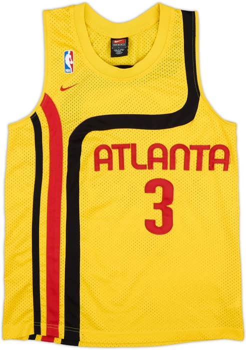 1974 Atlanta Hawks Shareef #3 Nike Rewind Swingman Away Jersey - 7/10 - (L.Boys)