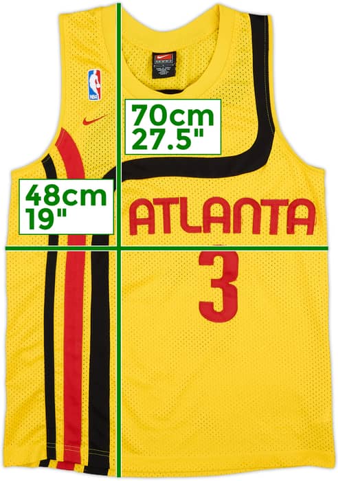 1974 Atlanta Hawks Shareef #3 Nike Rewind Swingman Away Jersey - 7/10 - (L.Boys)