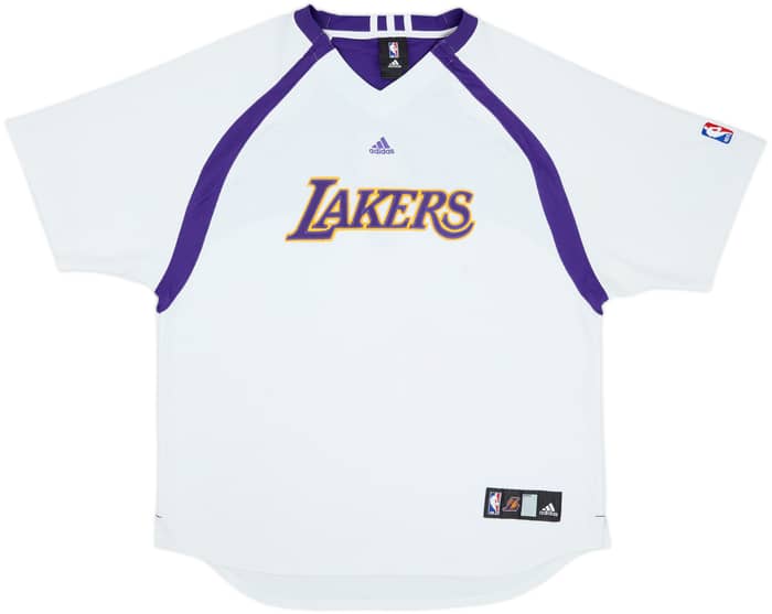 2006-07 LA Lakers adidas Authentic Shooting Shirt - 6/10 - (XXL)