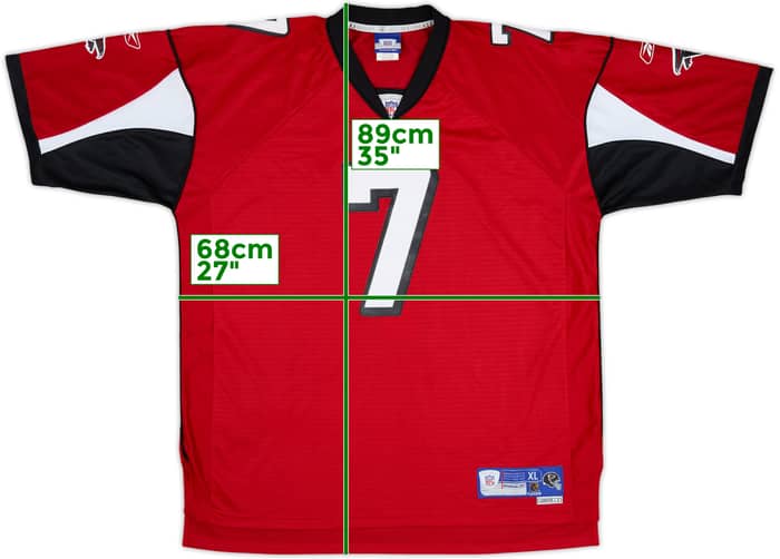 2005-06 Atlanta Falcons Vick #7 Reebok Premier Home Jersey - 7/10 - (XL)