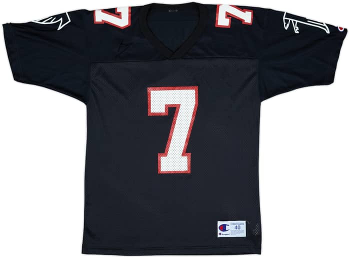 2000 Atlanta Falcons Vick #7 Champion Home Jersey - 3/10 - (M)
