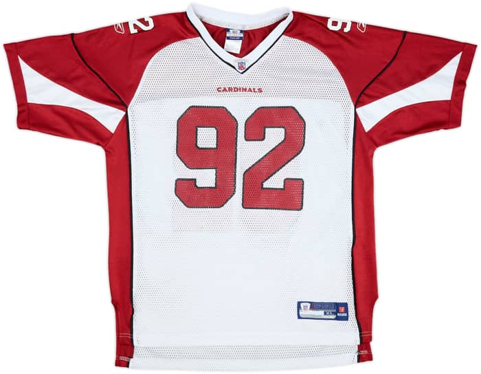 2007 Arizona Cardinals Berry #92 'Signed' Reebok On Field Away Jersey - 6/10 - (XL.Boys)
