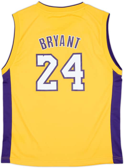 2010-14 LA Lakers Bryant #24 adidas Home Jersey - 8/10 - (L.Boys)