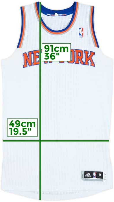 2012-14 New York Knicks adidas Authentic Home Jersey - 9/10 - (M)