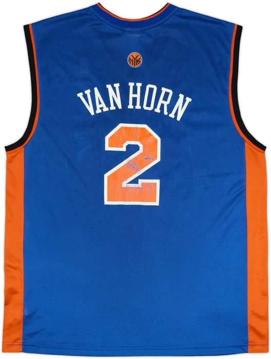 2003-04 New York Knicks Van Horn #2 Reebok Away Jersey - 6/10 - (XL)