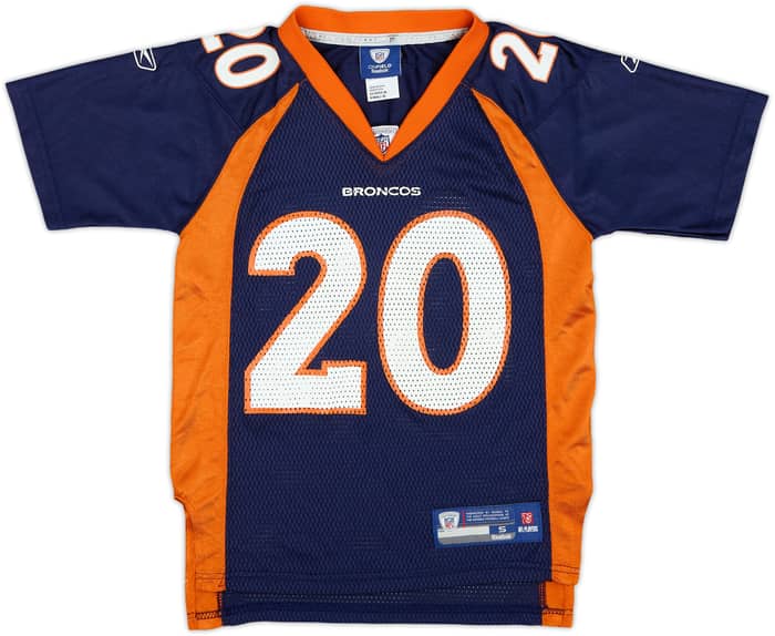 2009-11 Denver Broncos Dawkins #20 Reebok On Field Home Jersey - 9/10 - (S.Boys)