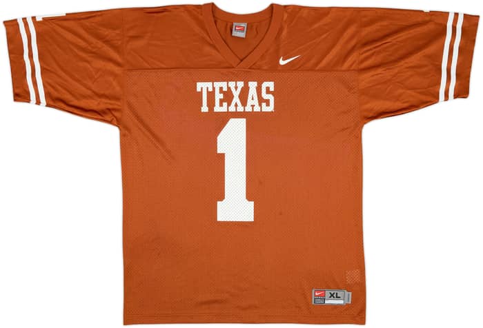 2004-06 Texas Longhorns #1 Nike Home Jersey - 9/10 - (XL)