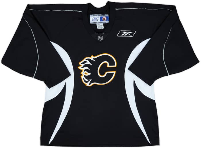 2007-09 Calgary Flames Reebok Training Jersey - 9/10 - (L)