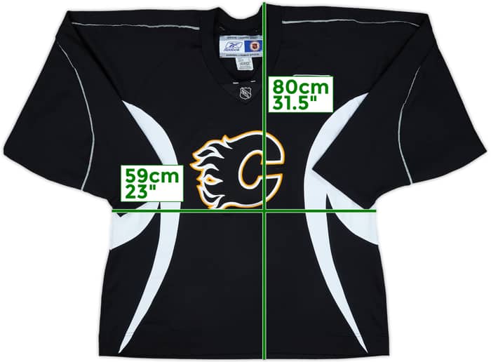 2007-09 Calgary Flames Reebok Training Jersey - 9/10 - (L)