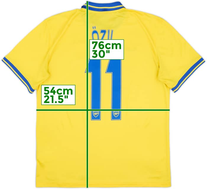 2013-14 Arsenal Away Shirt Ozil #11 - 6/10 - (L)