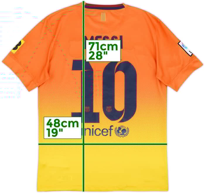 2012-13 Barcelona Away Shirt Messi #10 - 8/10 - (S)