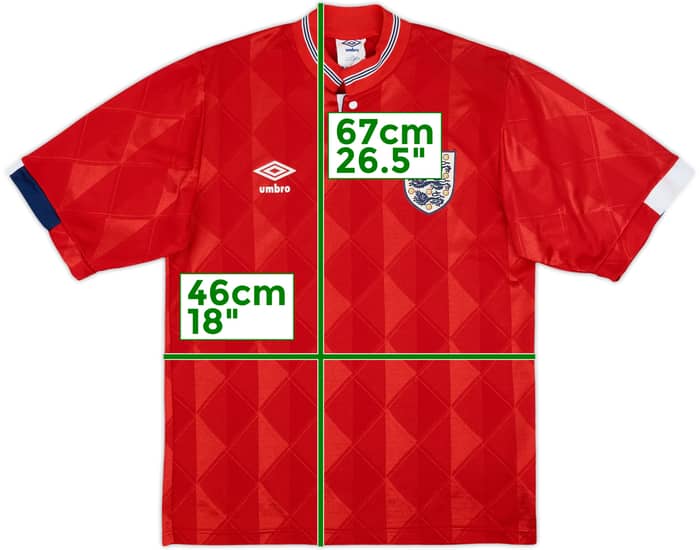 1988-89 England Away Shirt - 9/10 - (S)