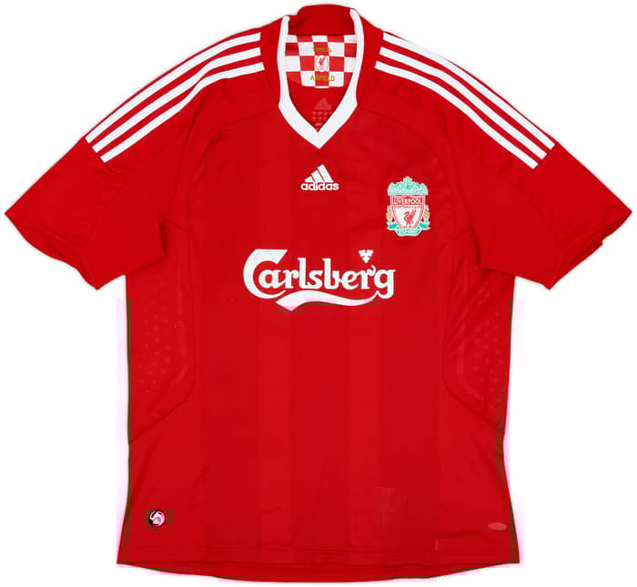 2008-10 Liverpool Home Shirt Alonso #14 - 6/10 - (L)