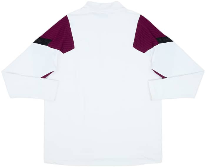 2020-21 Paris Saint-Germain Nike 1/4 Zip Drill Top - 7/10 - (XL)