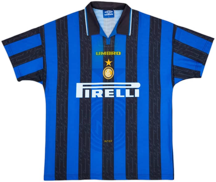 1996-97 Inter Milan Home Shirt Zanetti #4 - 7/10 - (XL)