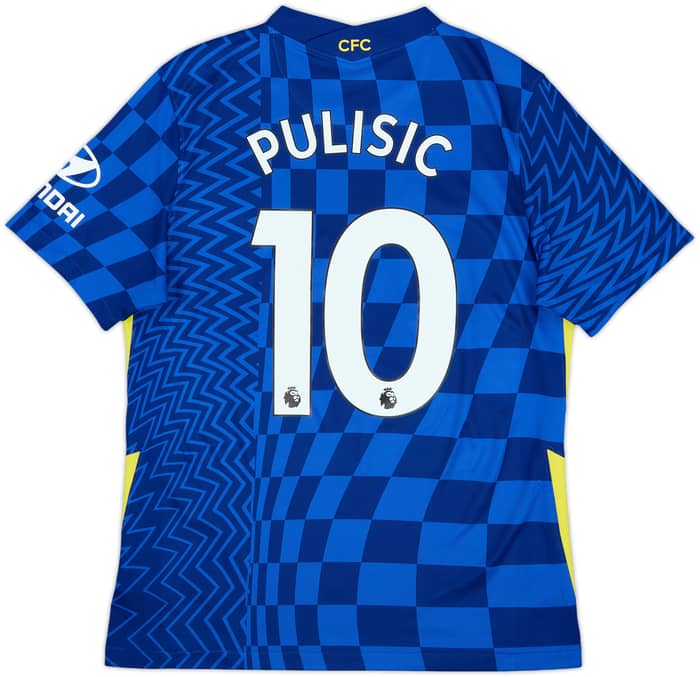 2021-22 Chelsea Home Shirt Pulisic #10 - 8/10 - (M)