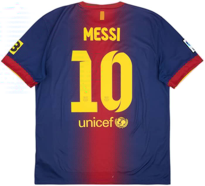 2012-13 Barcelona Home Shirt Messi #10 - 8/10 - (L)