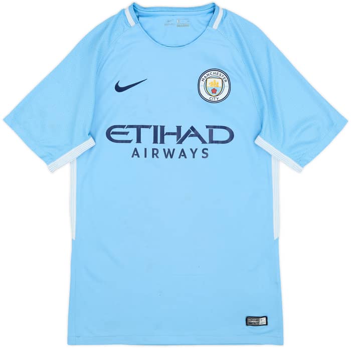2017-18 Manchester City Home Shirt - 4/10 - (S)