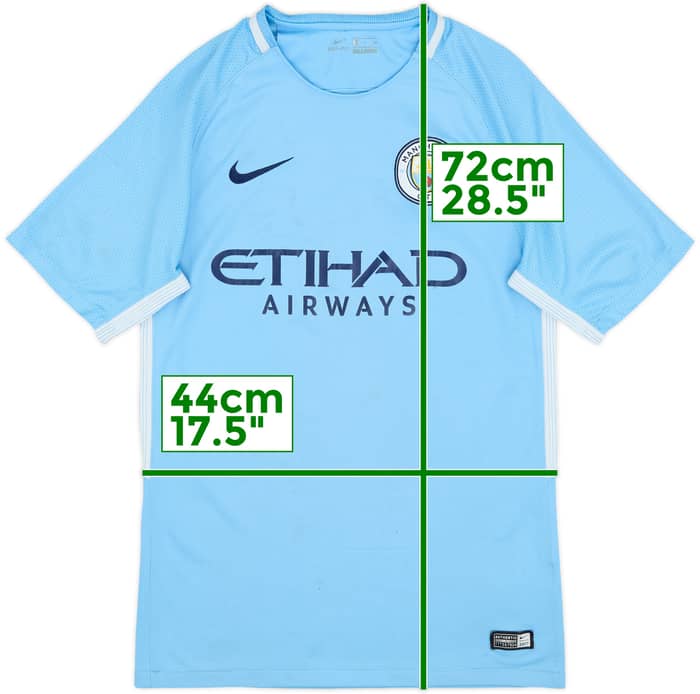 2017-18 Manchester City Home Shirt - 4/10 - (S)