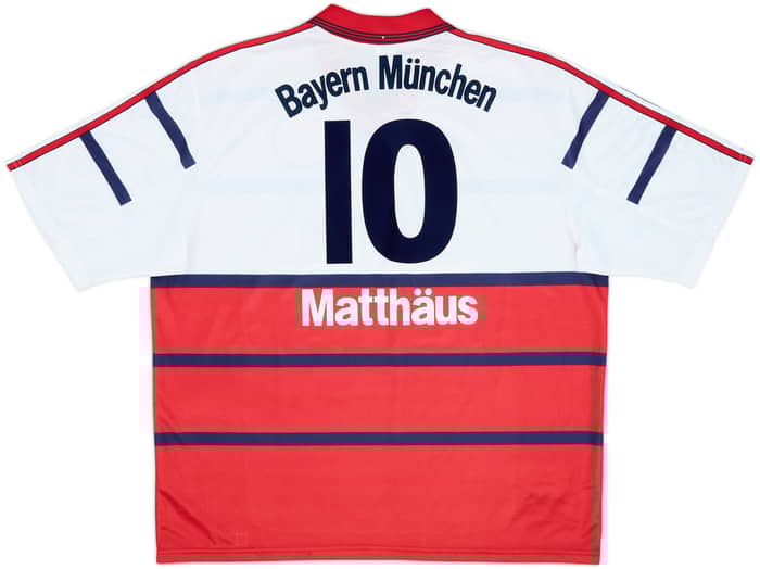 1998-00 Bayern Munich Away Shirt Matthaus #10 - 9/10 - (XXL)