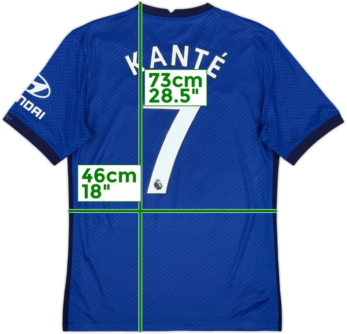 2020-21 Chelsea Home Shirt Kante #7 - 9/10 - (S)