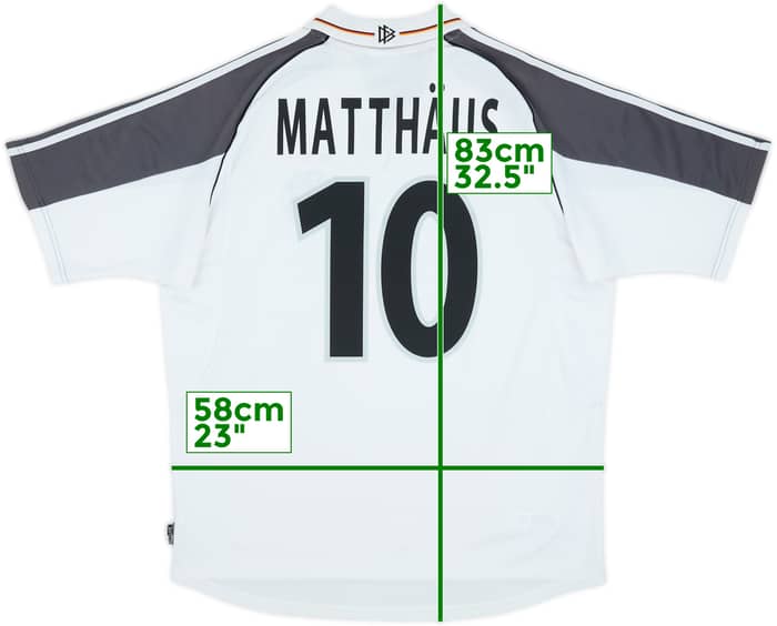 2000-02 Germany Home Shirt Matthaus #10 - 6/10 - (XL)