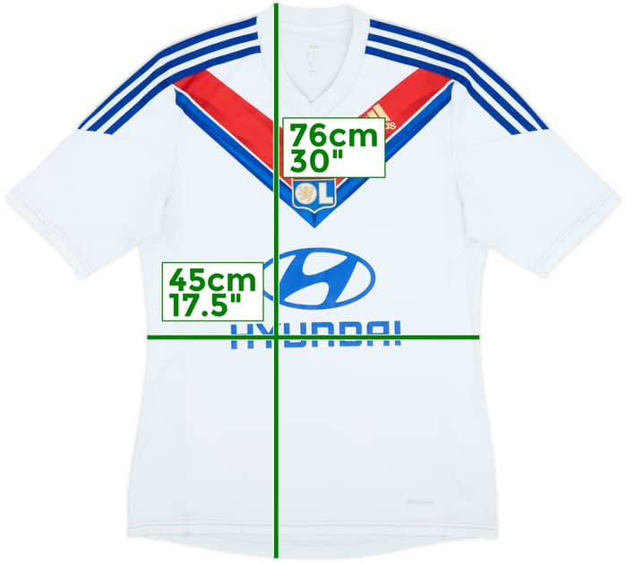 2013-14 Lyon Home Shirt - 5/10 - (M)