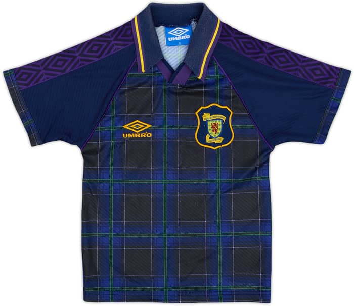 1994-96 Scotland Home Shirt - 8/10 - (S.Boys)