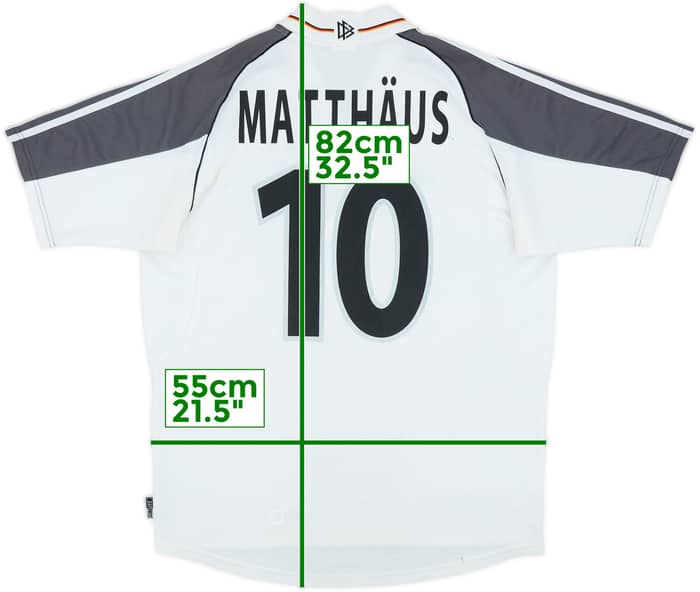 2000-02 Germany Home Shirt Matthaus #10 - 7/10 - (M)