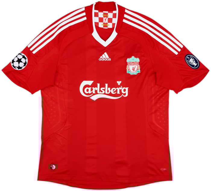 2008-10 Liverpool Home Shirt Gerrard #8 - 6/10 - (L)
